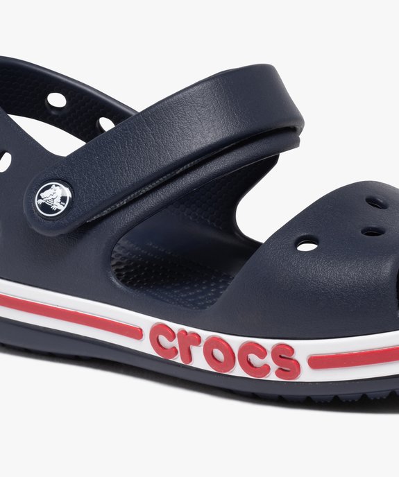 Sandales de plage garçon souples avec bride scratch Baya Band Sandal - Crocs vue6 - CROCS - GEMO