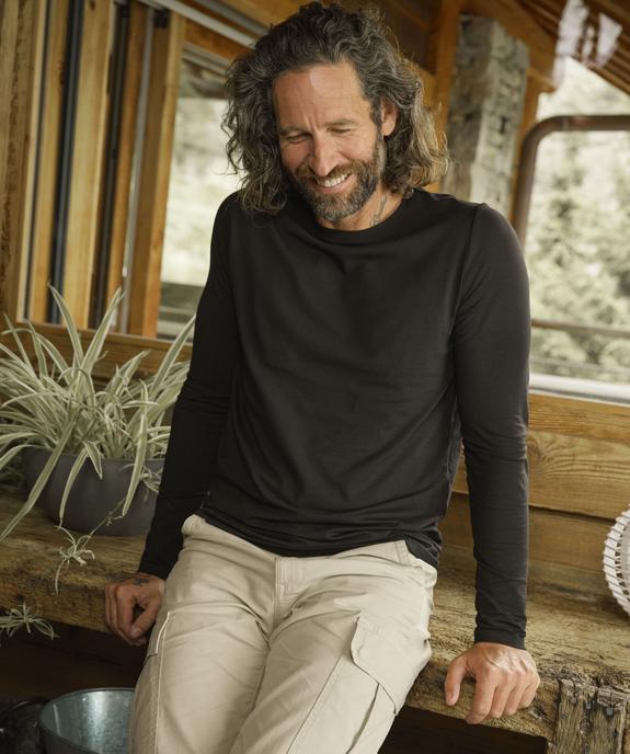 Tee-shirt chaud à manches longues et col rond homme vue1 - GEMO(HOMWR HOM) - GEMO