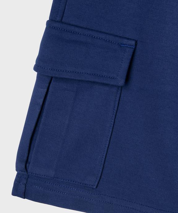 Bermuda en maille coupe cargo garçon vue3 - GEMO (ENFANT) - GEMO