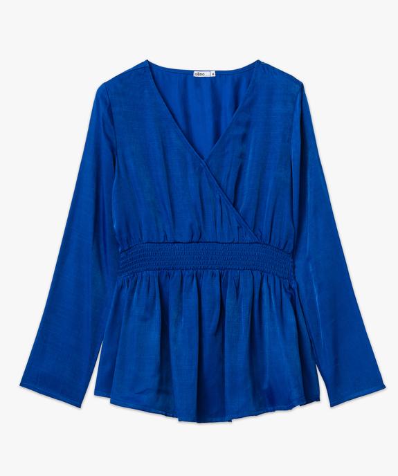 Blouse à manches longues et col cache-coeur spéciale maternité vue4 - GEMO (MATER) - GEMO