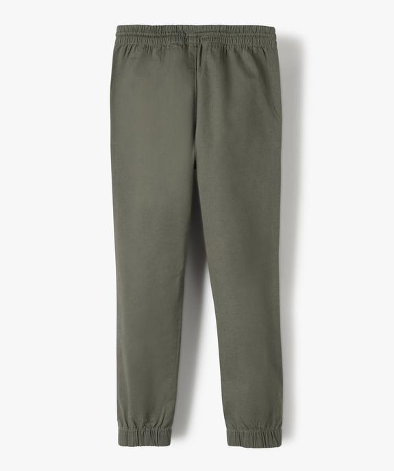 Pantalon cargo taille élastiquée garçon vue4 - GEMO (ENFANT) - GEMO