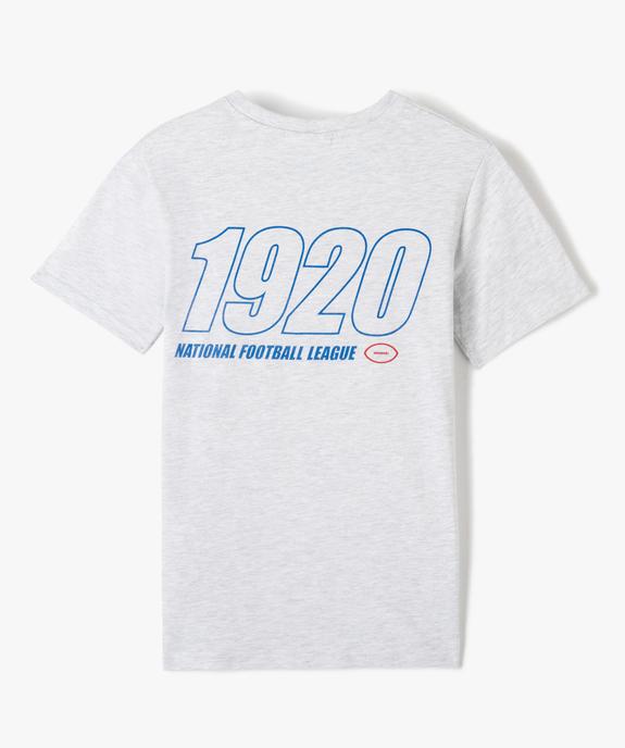 Tee-shirt garçon à manches courtes imprimé - NFL vue3 - NFL - GEMO