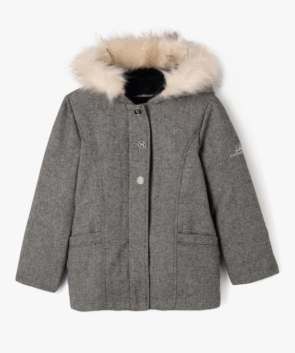 Manteau à capuche pailleté et doublure pouce et chaude fille - LuluCastagnette - LULU CASTAGNETTE GEMO FOR GOOD Manteau à capuche pailleté et doublure pouce et chaude fille - LuluCastagnette vue2 - LULU CASTAGNETTE GEMO FOR GOOD - GEMO