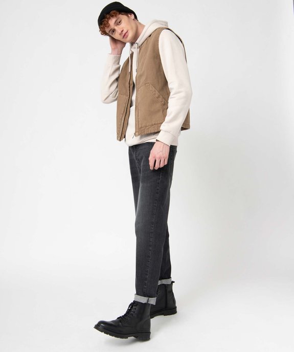 Veste sans manches à fermeture zippée homme vue5 - GEMO (HOMME) - GEMO