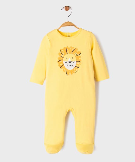 Pyjama dors-bien avec motif animé lion bébé garçon - GEMO 4G BEBE Pyjama dors-bien avec motif animé lion bébé garçon vue5 - GEMO 4G BEBE - GEMO