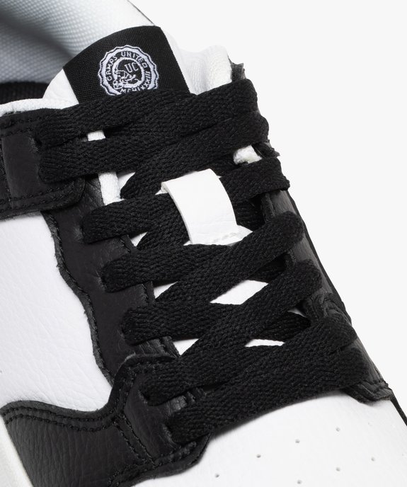 Baskets basses bicolores et grainées femme - Camps United vue6 - CAMPS GEMO FOR GOOD - GEMO