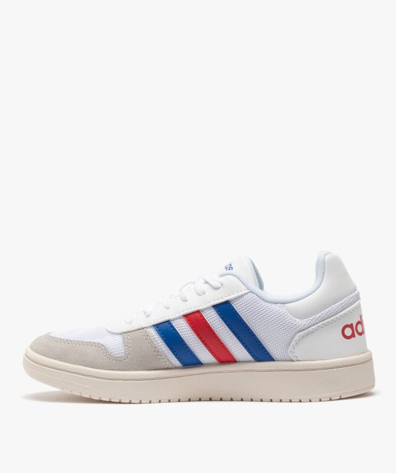 Tennis femme tricolores à lacets – Adidas Hoops 2.0 vue3 - ADIDAS - GEMO
