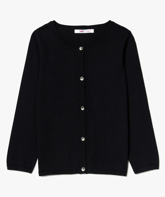 Cardigan boutonné à manches longues vue1 - GEMO (ENFANT) - GEMO