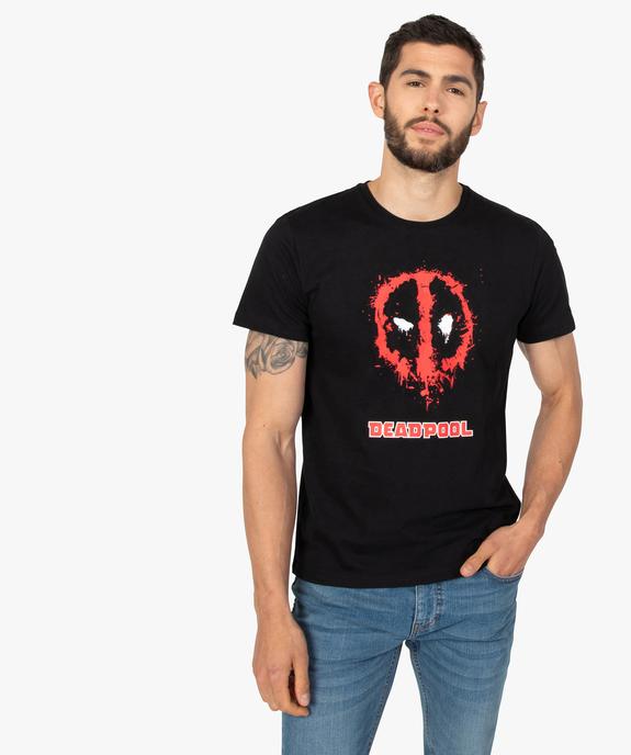 Tee-shirt homme à manches courtes imprimé Deadpool - Avengers vue1 - MARVEL DTR - GEMO