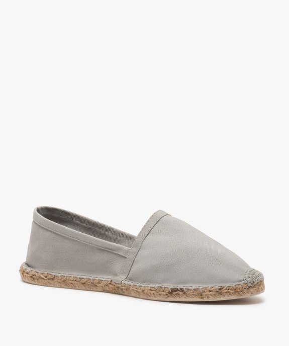 Espadrilles homme en coton bio uni - Mieux  vue2 - GEMO 4G HOMME - GEMO