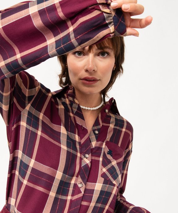 Chemise à carreaux femme - LuluCastagnette vue1 - LULUCASTAGNETTE - GEMO