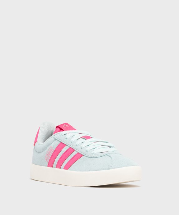 Baskets à lacets VL Court suède femme - Adidas vue2 - ADIDAS - GEMO