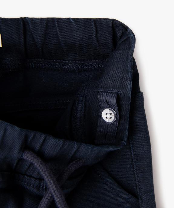 Pantalon cargo résistant à taille réglable garçon vue4 - GEMO (ENFANT) - GEMO