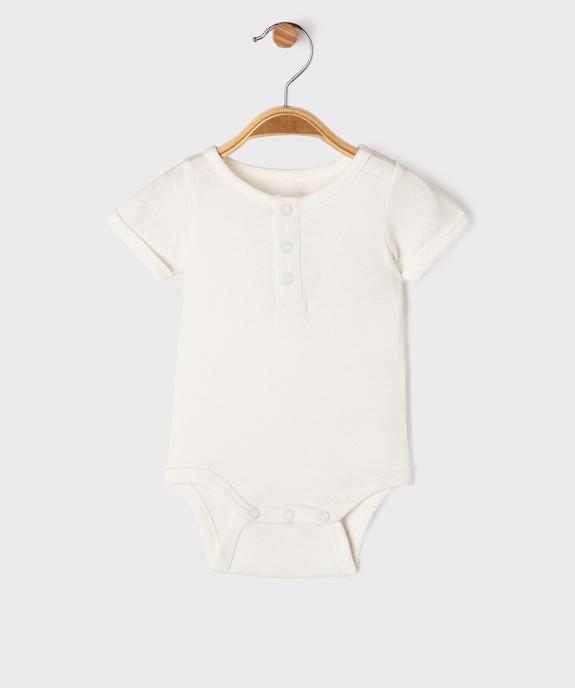 Ensemble 2 pièces bébé body et salopette vue7 - GEMO(BB COUCHE) - GEMO