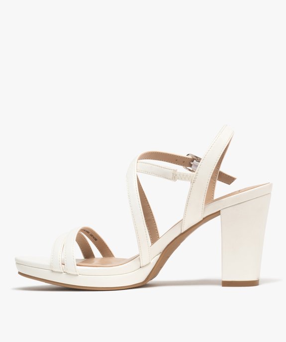 Sandales à brides à talon haut femme - Valentina Baldano vue3 - VALENTINA BALDA - GEMO