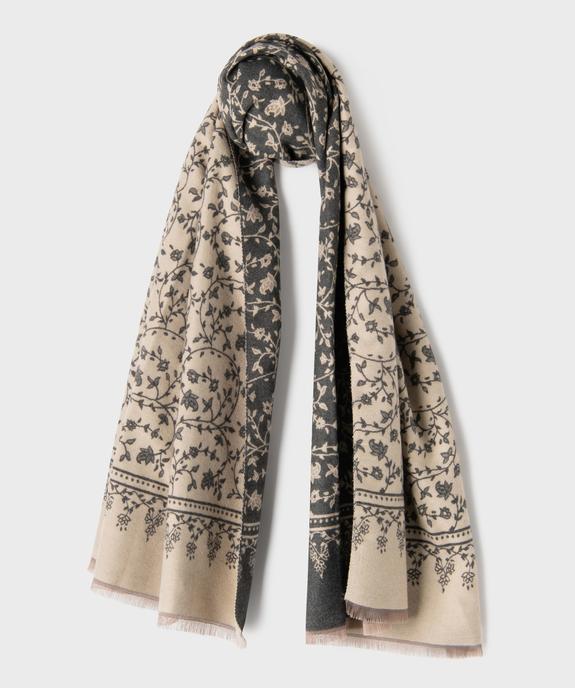 Echarpe à motifs fleuris femme vue1 - GEMO (ACCESS) - GEMO