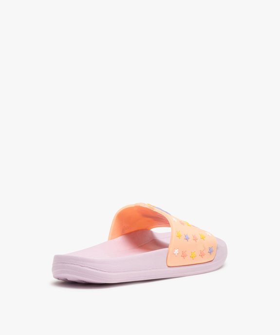 Mules de piscine fille décor licorne vue4 - GEMO (ENFANT) - GEMO