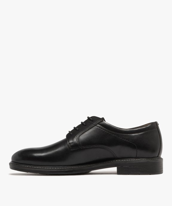 Derbies homme dessus en cuir à détails surpiqués - Pierre Cardin Diffusion vue4 - PIERRE CARDIN CONFORT - GEMO
