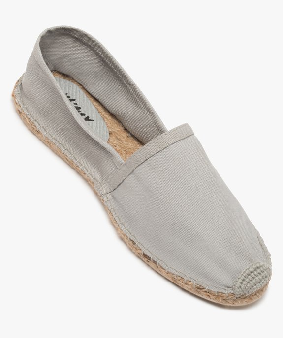 Espadrilles homme en coton bio uni - Mieux  vue5 - GEMO 4G HOMME - GEMO