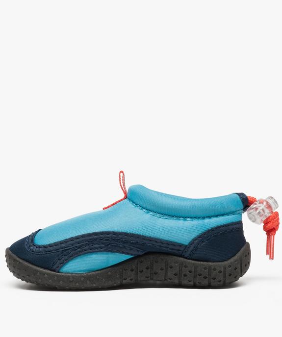 Chaussures aquatiques garçon ajustables vue3 - GEMO (PLAGE) - GEMO
