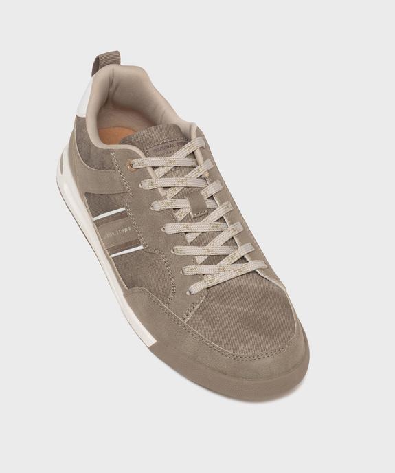 Tennis en toile look urbain homme - Urban Steps vue5 - URBAN STEPS GEMO FOR GOOD - GEMO