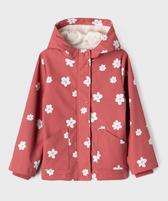 Imperméable à capuche et doublure chaude avec imprimé animé fille vue1 - GEMO (ENFANT) - GEMO