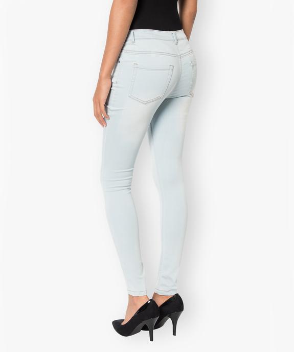 Jean Skinny denim stretch taille normale vue3 - GEMO (JEAN) - GEMO