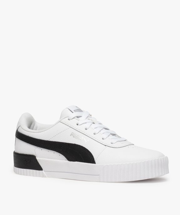 Baskets femme dessus cuir à lacets - Puma Carina L vue2 - PUMA - GEMO