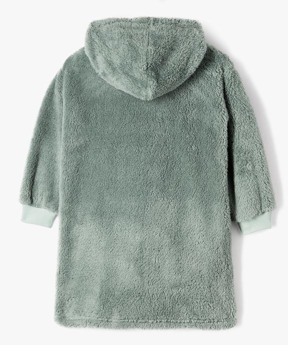 Chemise de nuit à capuche en maille peluche enfant vue3 - GEMO (ENFANT) - GEMO