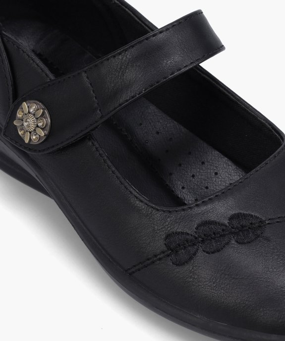 Ballerines femme confort extra-légères à bride scratch vue6 - GEMO (CONFORT) - GEMO
