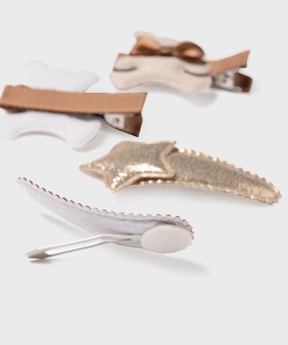Pinces pour les cheveux fille (lot de 4) - LuluCastagnette vue2 - LULUCASTAGNETTE - GEMO