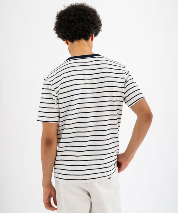 Tee-shirt manches courtes à rayures style marin homme vue3 - GEMO (HOMME) - GEMO