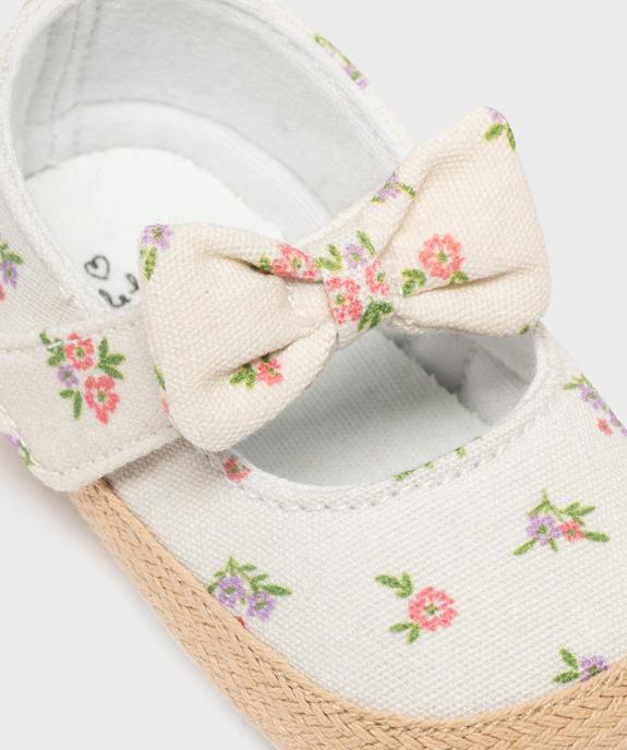 Chaussons de naissance ballerines fleuries à fleurs bébé fille  vue12 - LITTLE LOVE GEMO FOR GOOD - GEMO