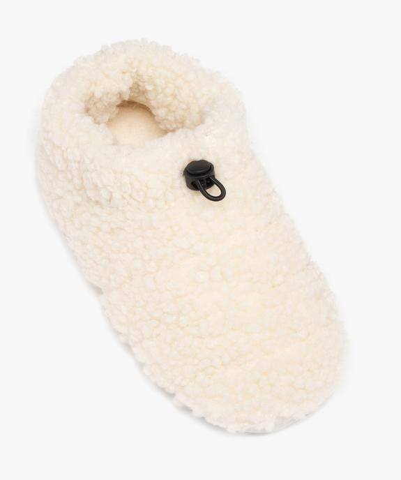 Chausson souple en sherpa femme  vue5 - GEMO(HOMWR FEM) - GEMO