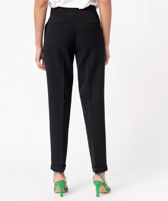 Pantalon de costume femme coupe droite vue3 - GEMO(FEMME PAP) - GEMO