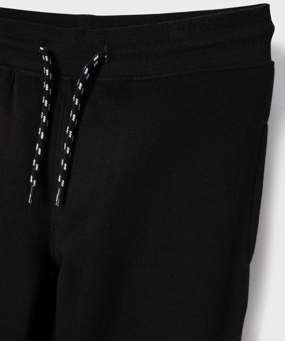 Pantalon de jogging avec intérieur molletonné garçon vue10 - GEMO (JUNIOR) - GEMO