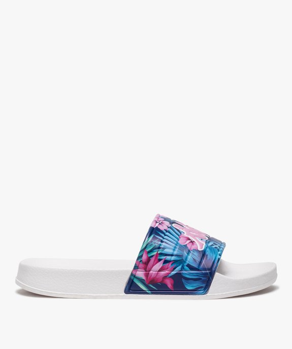 Mules de piscine pour femme avec bandeau fleuri - Kappa vue1 - KAPPA - GEMO