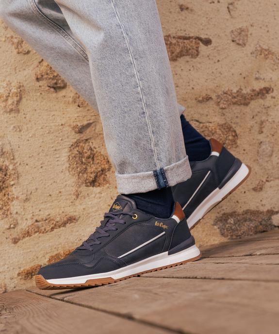 Baskets basses à semelle contrastante homme - Lee Cooper vue1 - LEE COOPER - GEMO