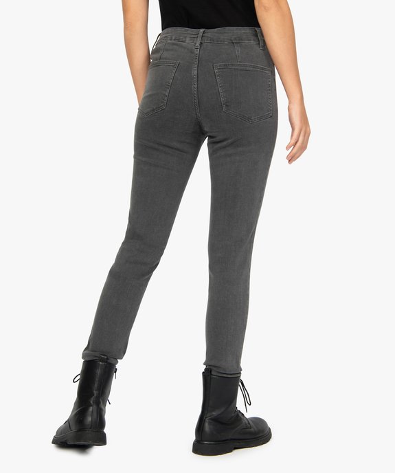 Jegging femme taille haute grey GEMO