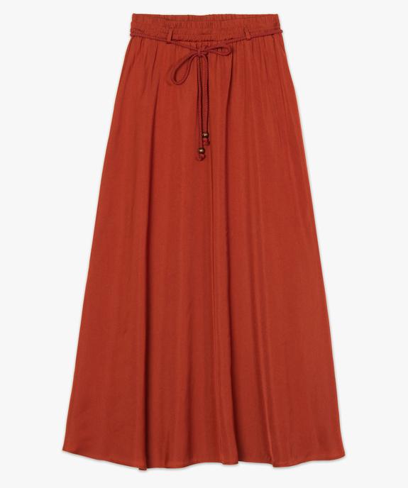 Jupe femme longue fluide et satinée vue4 - GEMO(FEMME PAP) - GEMO