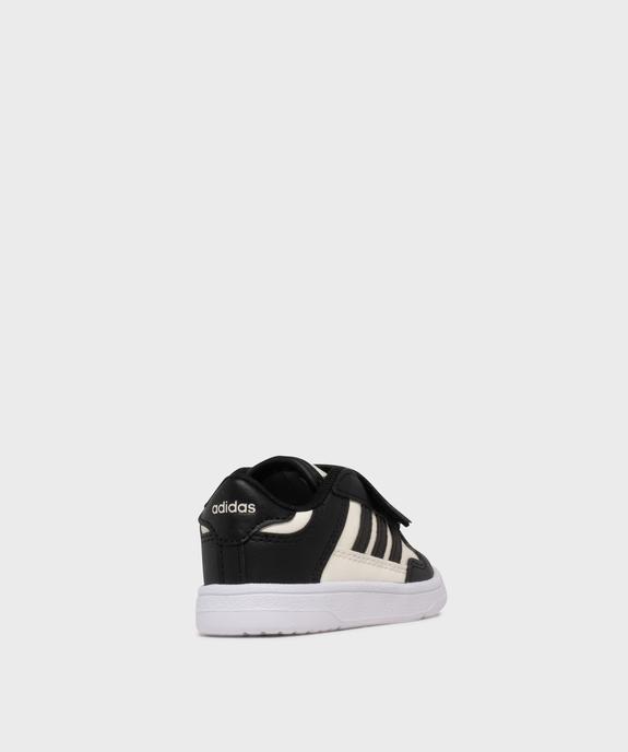 Baskets Rapid Court fermeture scratch bébé garçon - Adidas vue4 - ADIDAS - GEMO