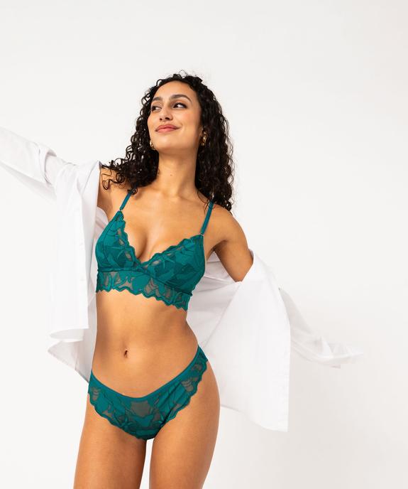 Tanga en dentelle femme vue3 - GEMO(HOMWR FEM) - GEMO