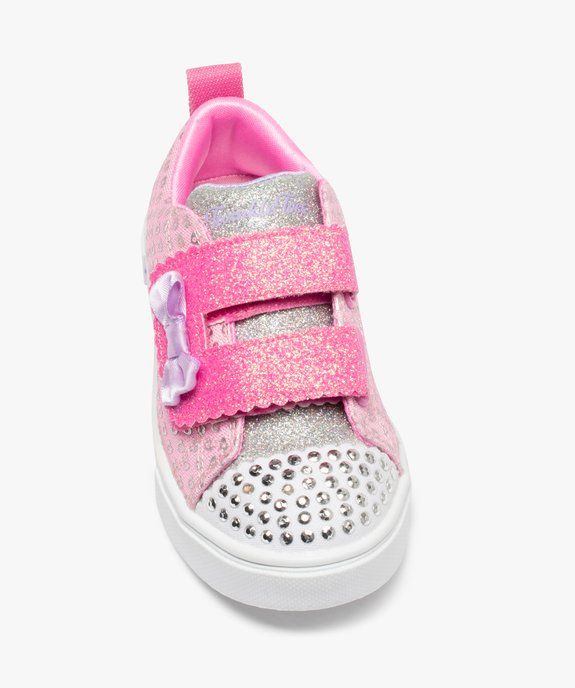 Baskets fille en toile à bout lumineux – Skechers Twinkle Toes vue5 - SKECHERS - GEMO