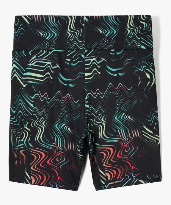 Legging court de sport en stretch à large ceinture élastique vue7 - GEMO (JUNIOR) - GEMO