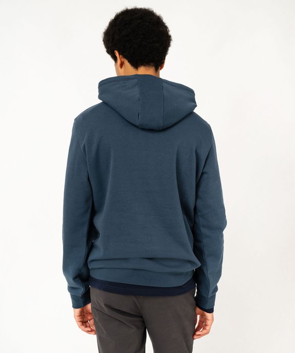 Sweat à capuche intérieur molletonné homme vue3 - GEMO 4G HOMME - GEMO