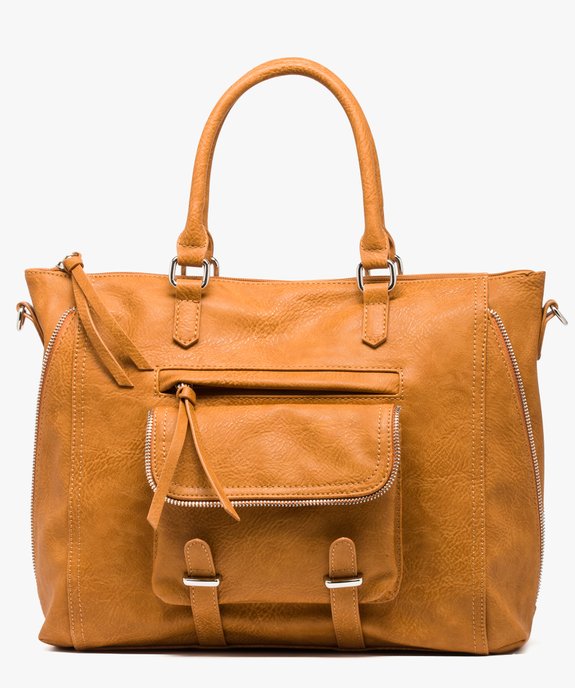 Sac femme multipoche grandes dimensions vue1 - GEMO (ACCESS) - GEMO