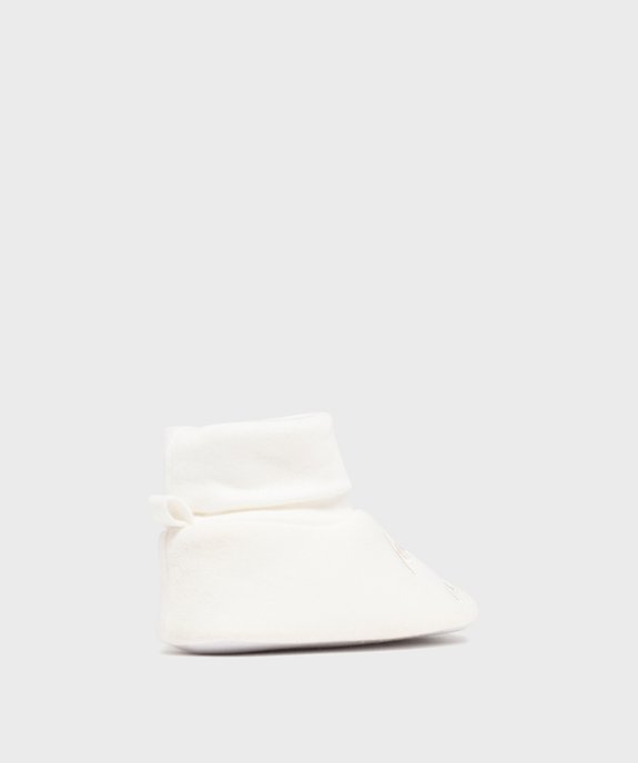 Chaussons de naissance avec message brodé - Little Love vue4 - LITTLE LOVE GEMO FOR GOOD - GEMO