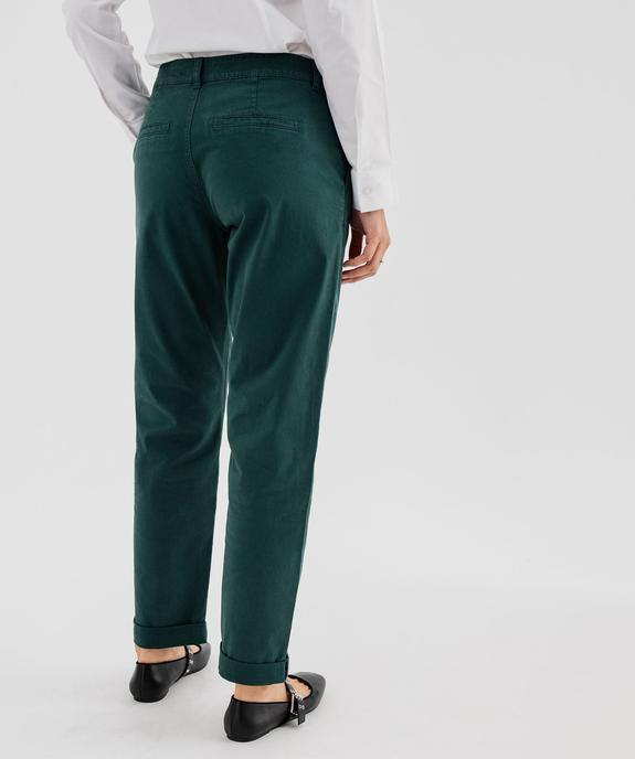Pantalon chino coupe regular femme vue3 - GEMO(FEMME PAP) - GEMO