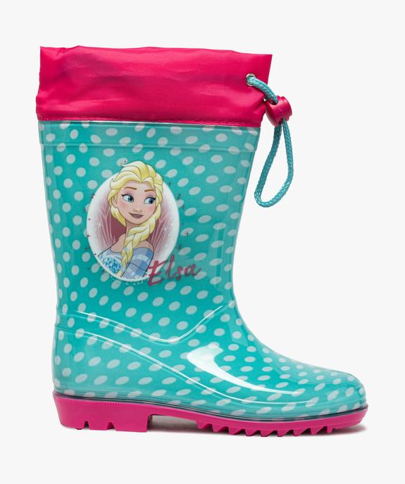 Bottes de pluie fille à col ajustable – Reine des Neiges vue1 - REINE DES NEIGE - GEMO