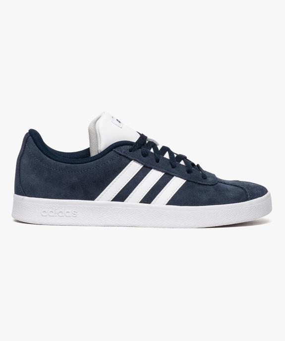 Tennis garçon lacée dessus cuir suédé - Adidas VL Court  vue1 - ADIDAS - GEMO
